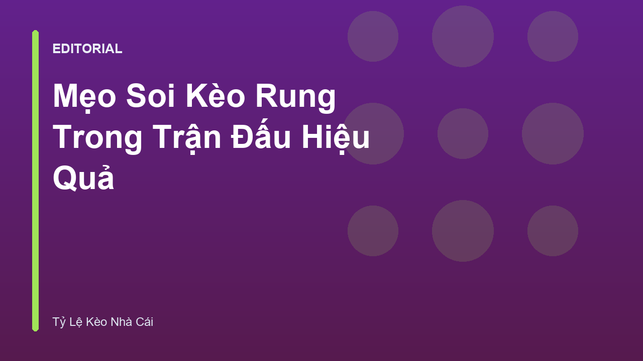 Người chơi đang phân tích kèo rung trong trận đấu bóng đá